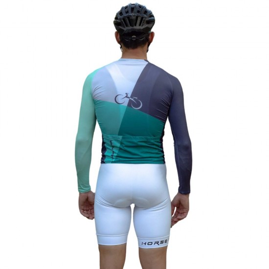 Camisa Ciclismo Manga Longa Horse Power Bike F0723