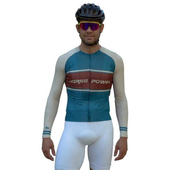 Camisa Ciclismo Manga Longa Horse Power Bike F1023