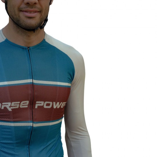 Camisa Ciclismo Manga Longa Horse Power Bike F1023