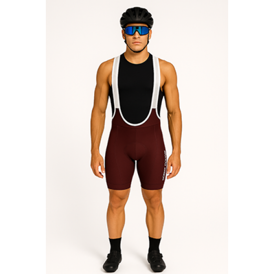 Bretelle Slim Masculino Horse Power Forro Gel D80 Bordô