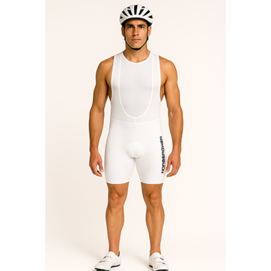 Bretelle Slim Masculino Horse Power Forro Gel D80 Branco