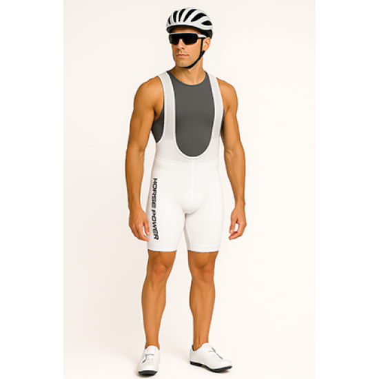 Bretelle Slim Masculino Horse Power Forro Gel D80 Branco