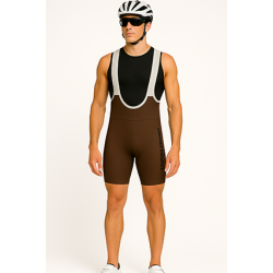 Bretelle Slim Masculino Horse Power Forro Gel D80 Marrom