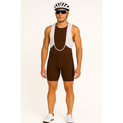 Bretelle Slim Masculino Horse Power Forro Gel D80 Marrom