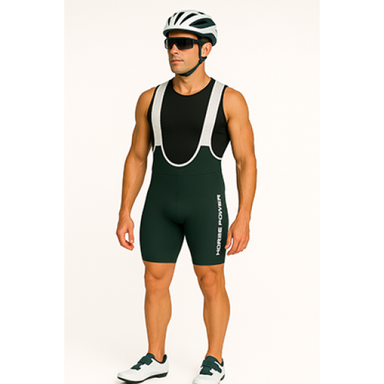 Bretelle Slim Masculino Horse Power Forro Gel D80 Verde Escuro