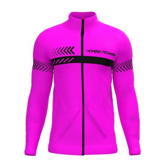 Jaqueta Corta Vento Masculina Vira Bolsa Horse Power F93 Rosa