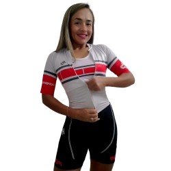 Macaquinho Manga Curta Horse Power Ciclismo Elite- Feminino - FR01VERBRAN