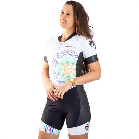 Macaquinho Ciclismo Bike Forro Gel - D80 F58 - Feminino