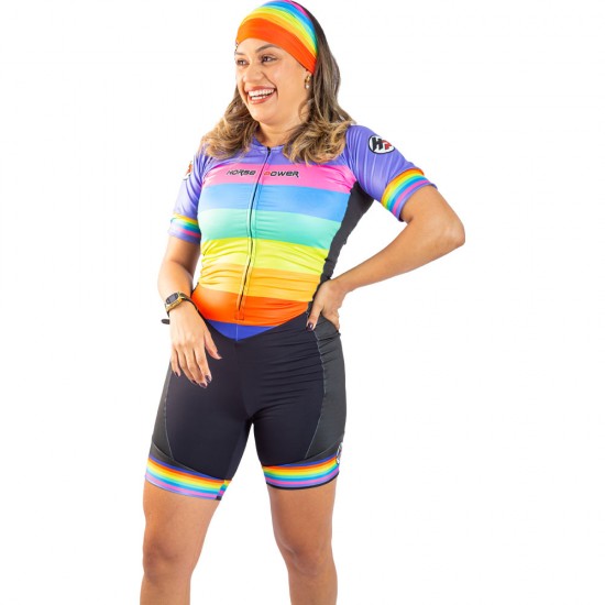 Macaquinho Ciclismo Bike Forro Gel - D80 F59 - Feminino