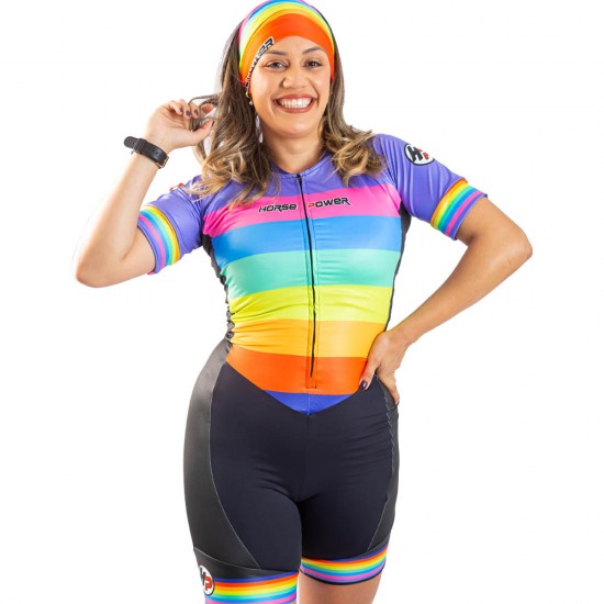 Macaquinho Ciclismo Bike Forro Gel - D80 F59 - Feminino