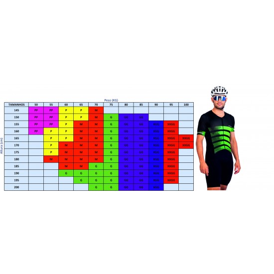 Macaquinho Ciclismo Masculino Horse Power Bike F 132