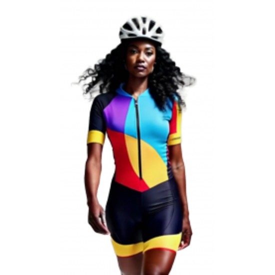 Macaquinho Ciclismo Bike Forro Gel - D80 Abst 02 - Feminino