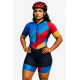 Macaquinho Ciclismo Bike Forro Gel - D80 Abst 01 - Feminino