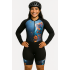 Macaquinho Ciclismo Bike Forro Gel - ML - D80 Abst 07 - Feminino