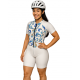 Macaquinho Ciclismo Bike Forro Gel - D80 0925 - Feminino