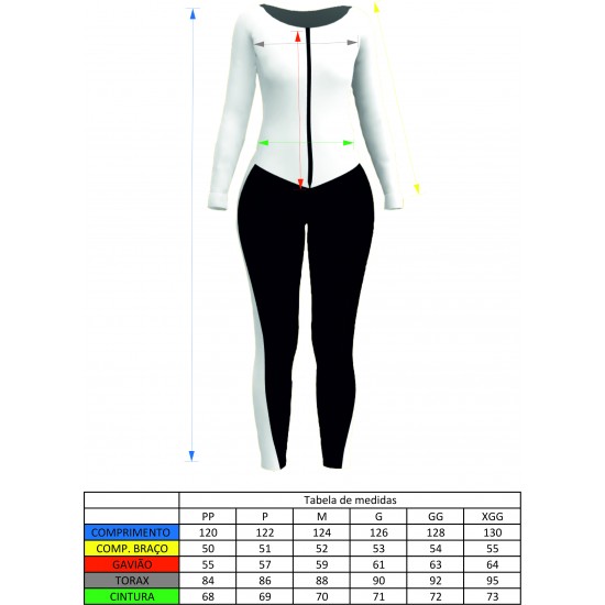 Macacão Horse Power Ciclismo - Feminino - F47 Lj
